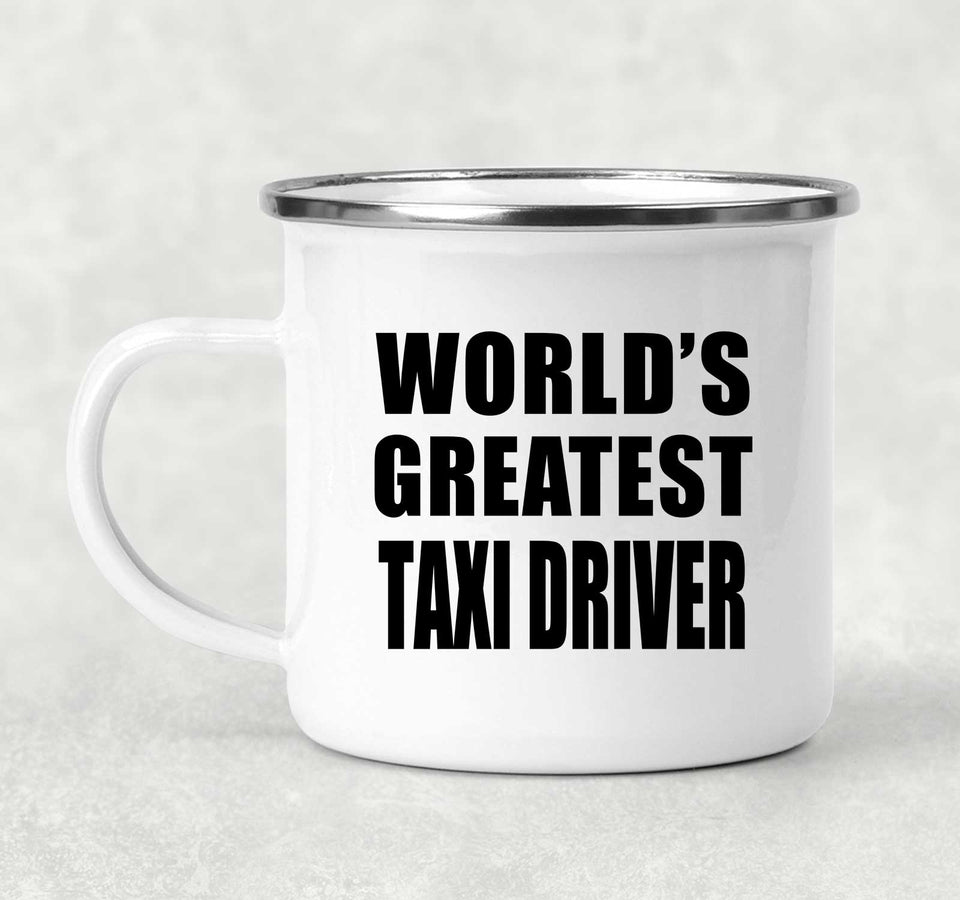 World's Greatest Taxi Driver - 12oz Camping Mug