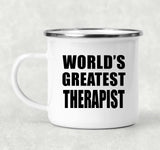 World's Greatest Therapist - 12oz Camping Mug
