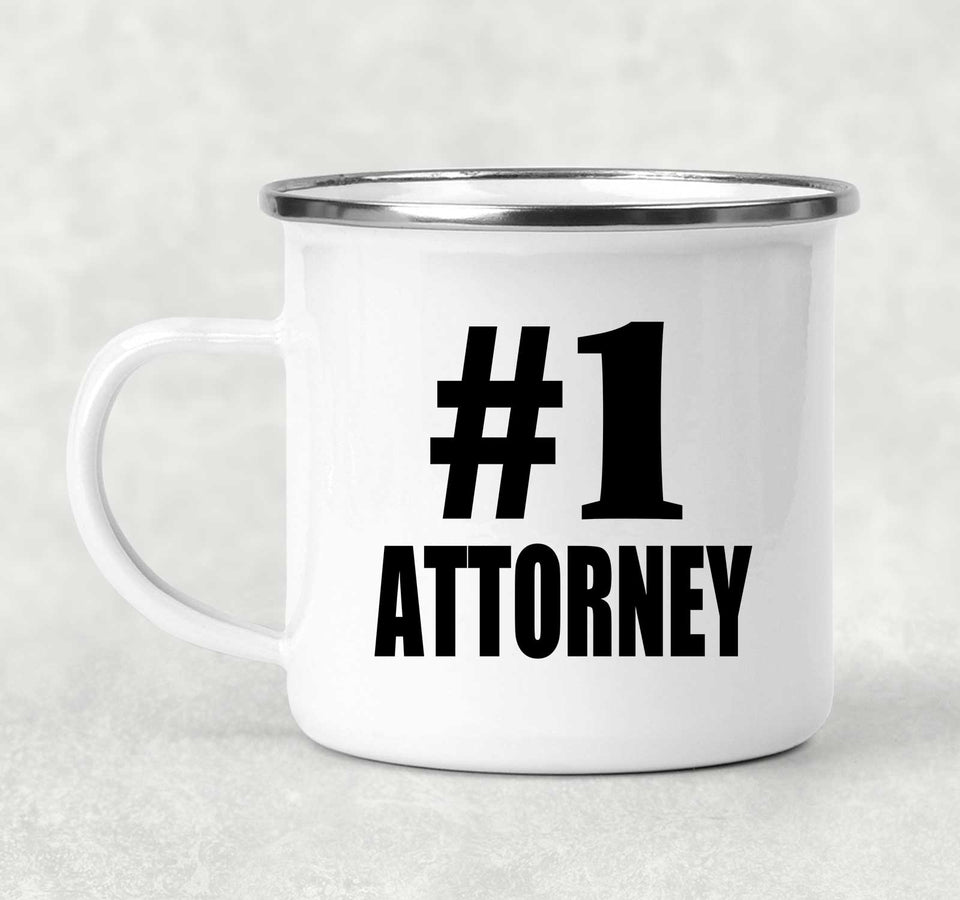 Number One #1 Attorney - 12oz Camping Mug