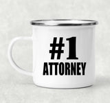 Number One #1 Attorney - 12oz Camping Mug