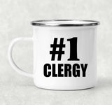 Number One #1 Clergy - 12oz Camping Mug