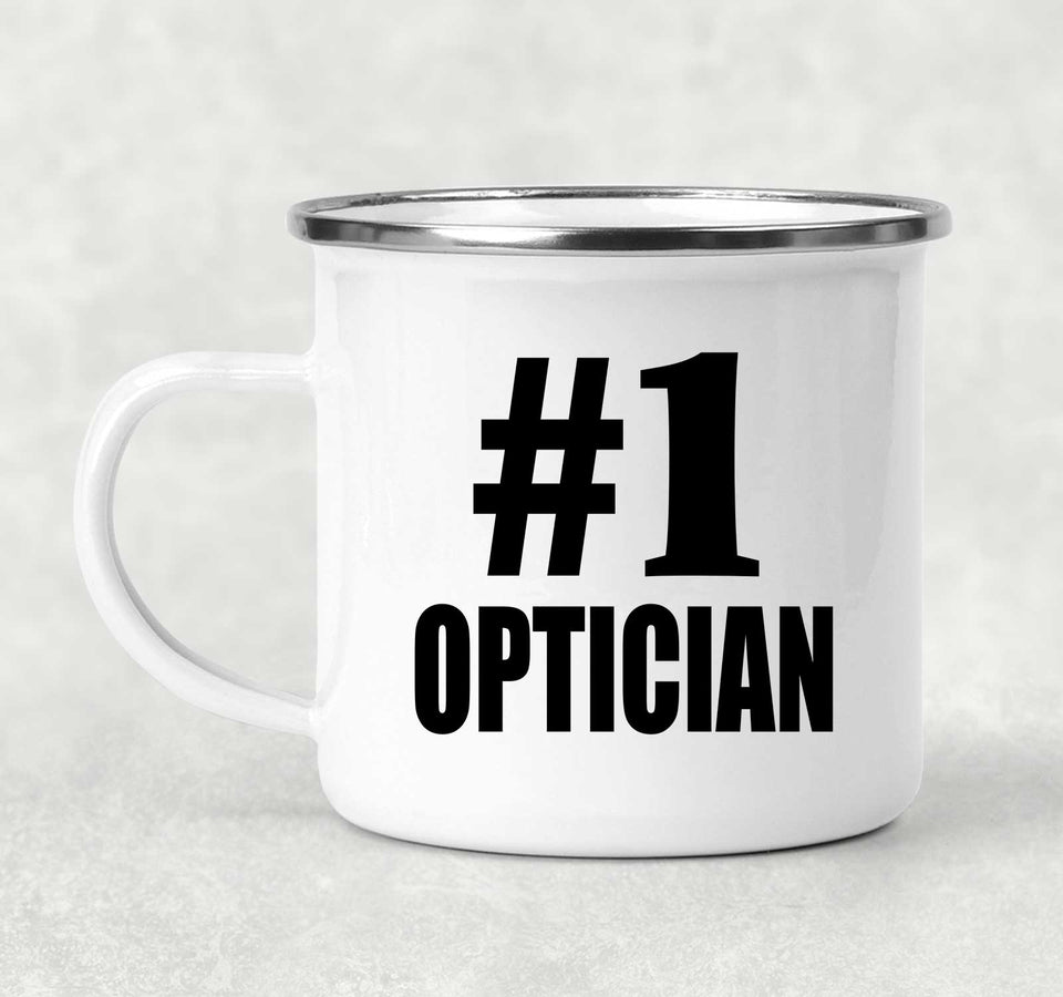 Number One #1 Optician - 12oz Camping Mug