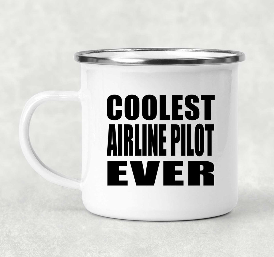 Coolest Airline Pilot Ever - 12oz Camping Mug