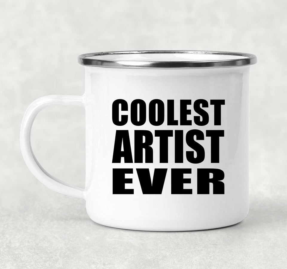 Coolest Artist Ever - 12oz Camping Mug