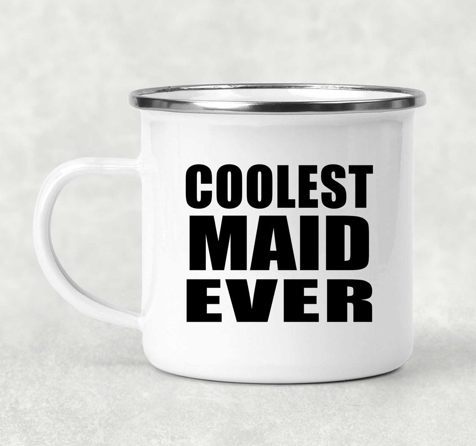 Coolest Maid Ever - 12oz Camping Mug