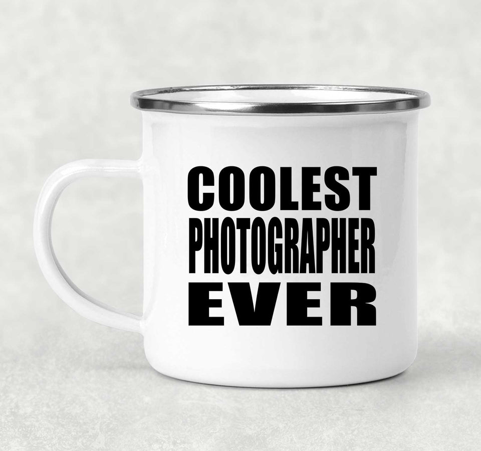 Coolest Photographer Ever - 12oz Camping Mug