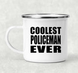 Coolest Policeman Ever - 12oz Camping Mug