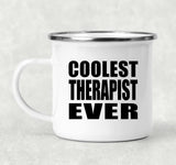 Coolest Therapist Ever - 12oz Camping Mug