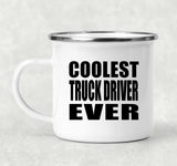 Coolest Truck Driver Ever - 12oz Camping Mug