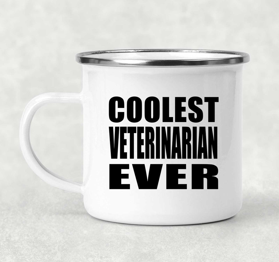 Coolest Veterinarian Ever - 12oz Camping Mug
