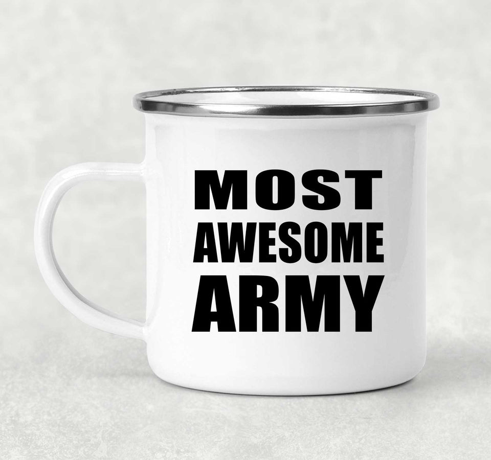 Most Awesome Army - 12oz Camping Mug