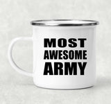 Most Awesome Army - 12oz Camping Mug