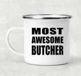 Most Awesome Butcher - 12oz Camping Mug
