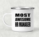 Most Awesome HR Manager - 12oz Camping Mug
