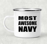 Most Awesome Navy - 12oz Camping Mug