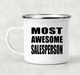 Most Awesome Salesperson - 12oz Camping Mug