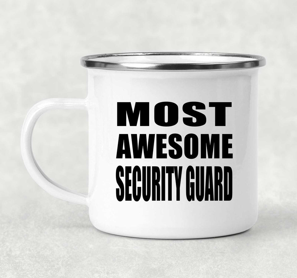 Most Awesome Security Guard - 12oz Camping Mug