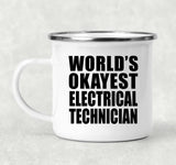 World's Okayest Electrical Technician - 12oz Camping Mug