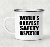 World's Okayest Safety Inspector - 12oz Camping Mug