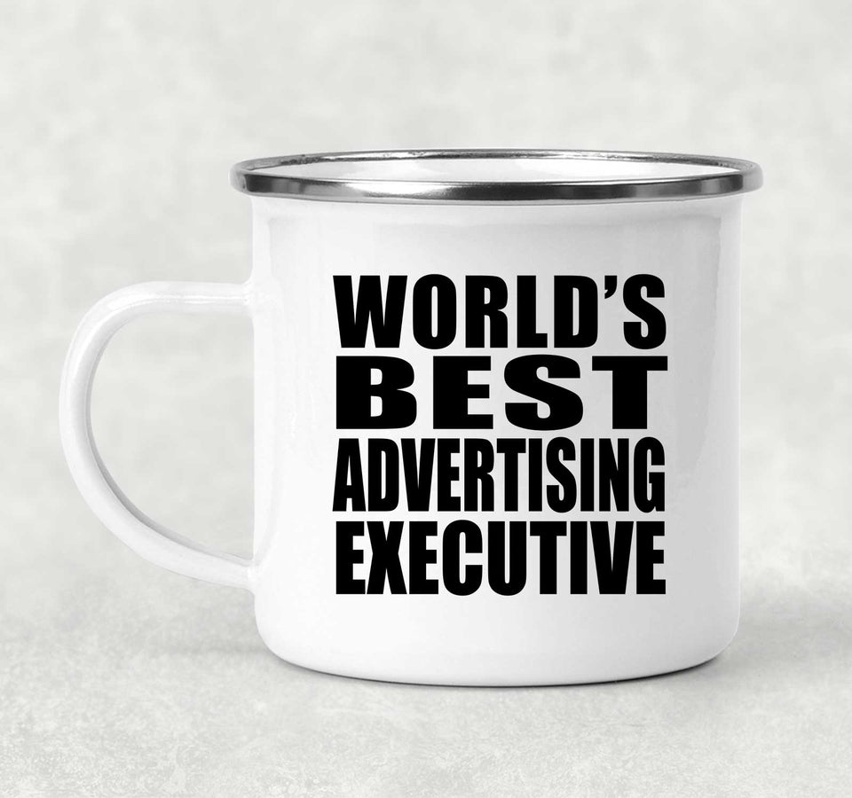 World's Best Advertising Executive - 12oz Camping Mug