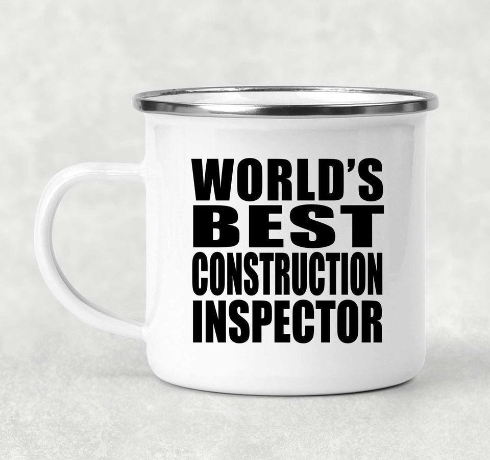 World's Best Construction Inspector - 12oz Camping Mug