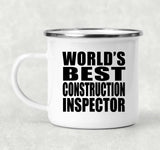 World's Best Construction Inspector - 12oz Camping Mug