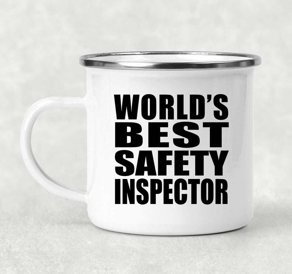 World's Best Safety Inspector - 12oz Camping Mug