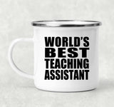 World's Best Teaching Assistant - 12oz Camping Mug