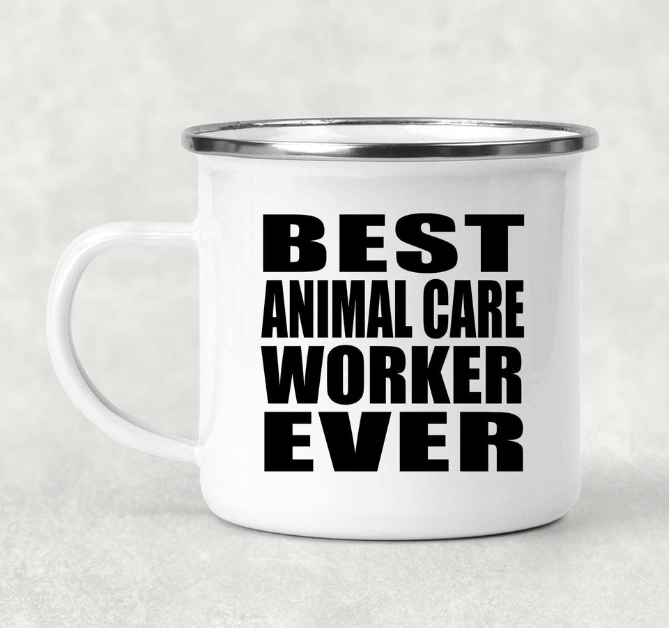 Best Animal Care Worker Ever - 12oz Camping Mug