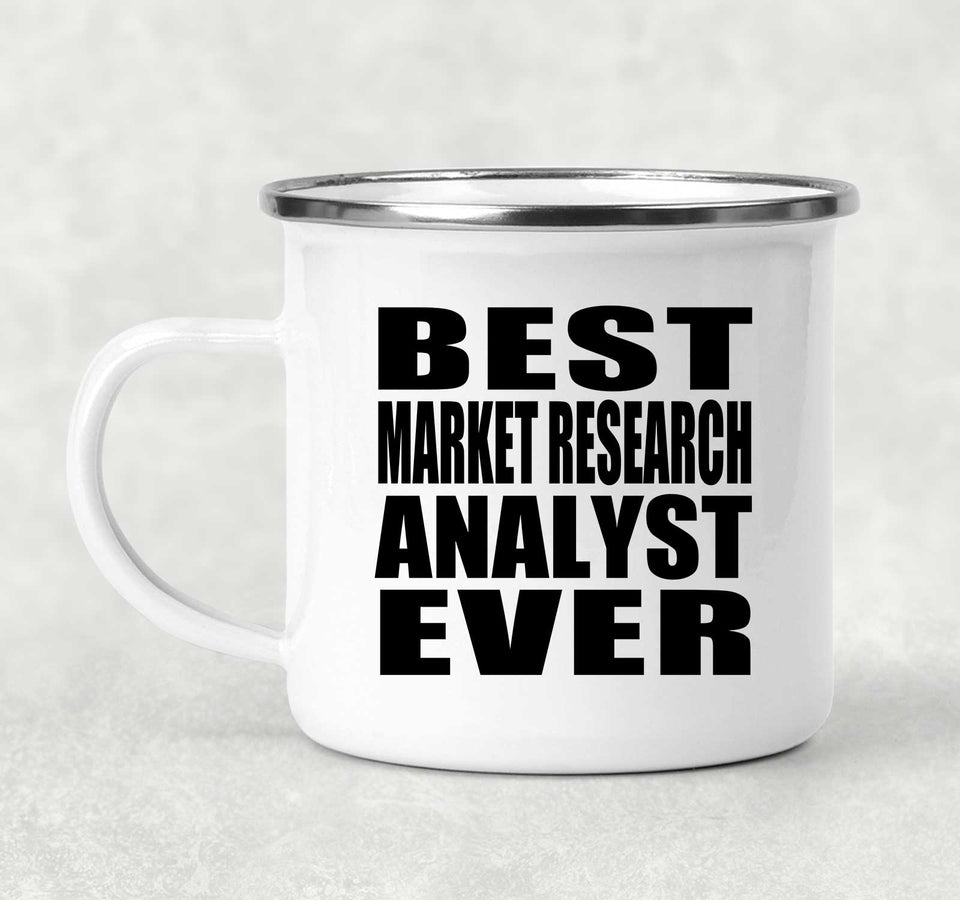 Best Market Research Analyst Ever - 12oz Camping Mug