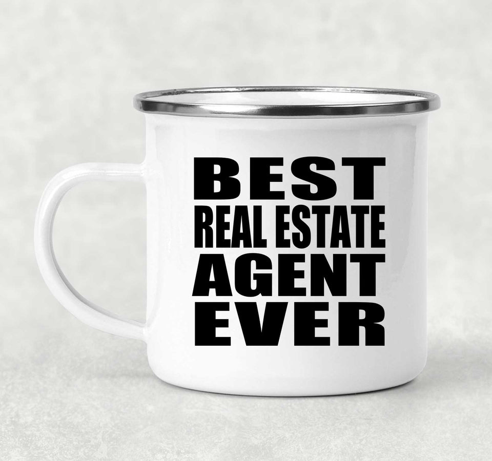 Best Real Estate Agent Ever - 12oz Camping Mug