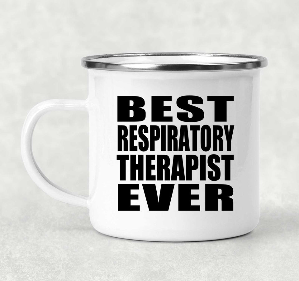 Best Respiratory Therapist Ever - 12oz Camping Mug