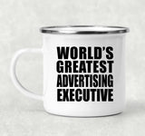 World's Greatest Advertising Executive - 12oz Camping Mug