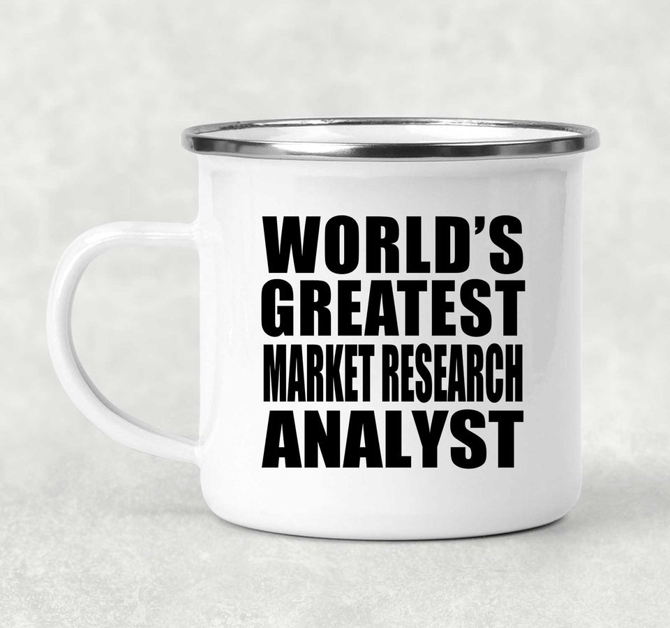 World's Greatest Market Research Analyst - 12oz Camping Mug