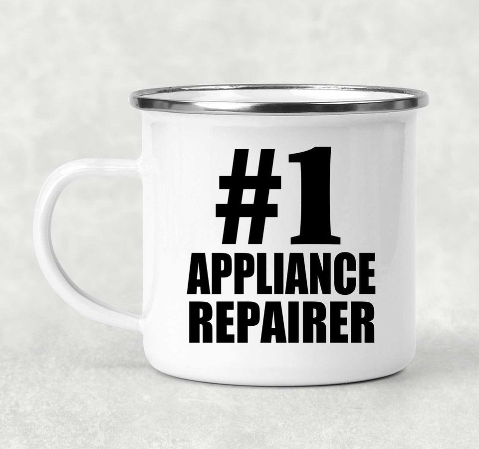 Number One #1 Appliance Repairer - 12oz Camping Mug