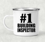 Number One #1 Building Inspector - 12oz Camping Mug
