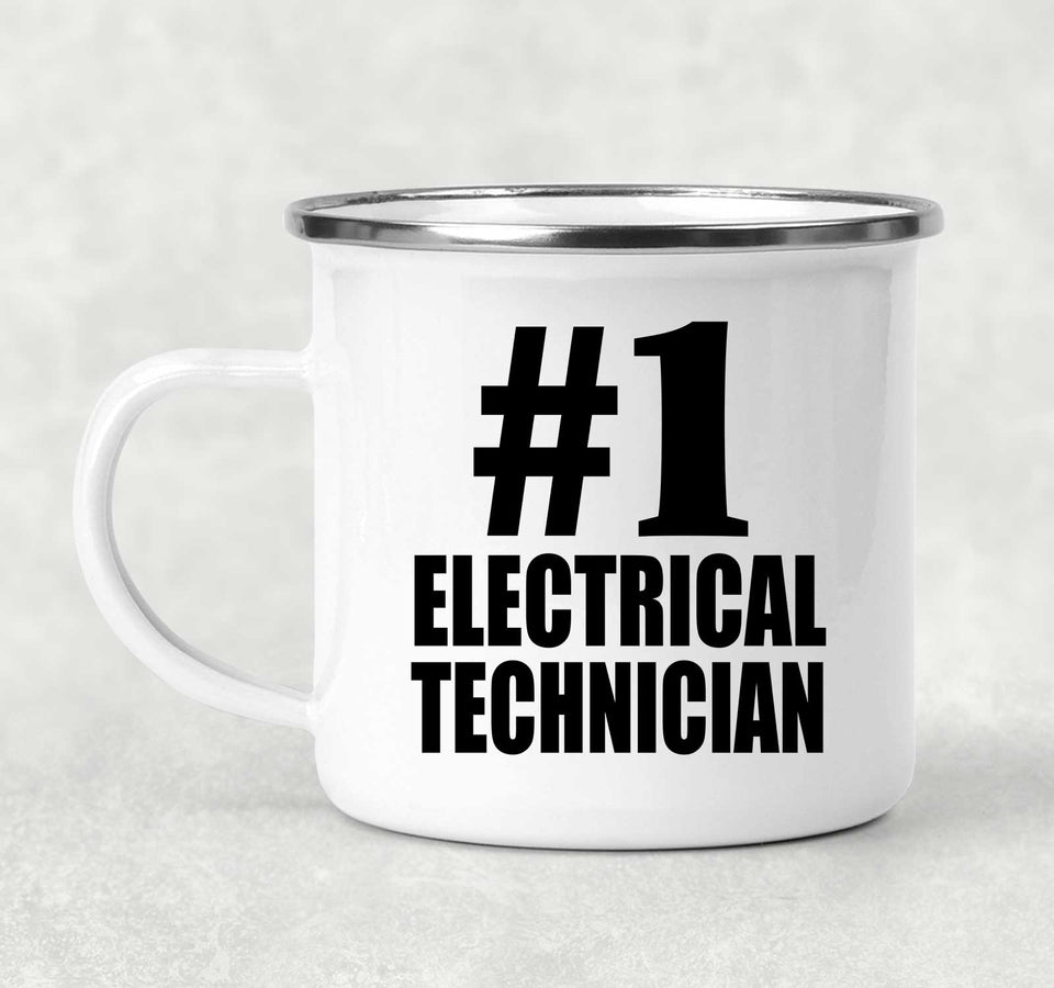 Number One #1 Electrical Technician - 12oz Camping Mug