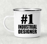Number One #1 Industrial Designer - 12oz Camping Mug
