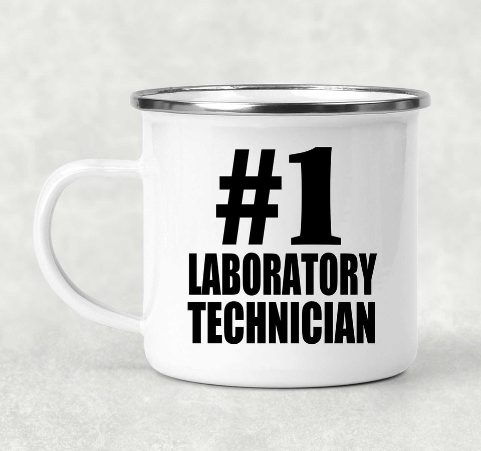Number One #1 Laboratory Technician - 12oz Camping Mug