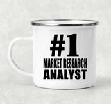 Number One #1 Market Research Analyst - 12oz Camping Mug