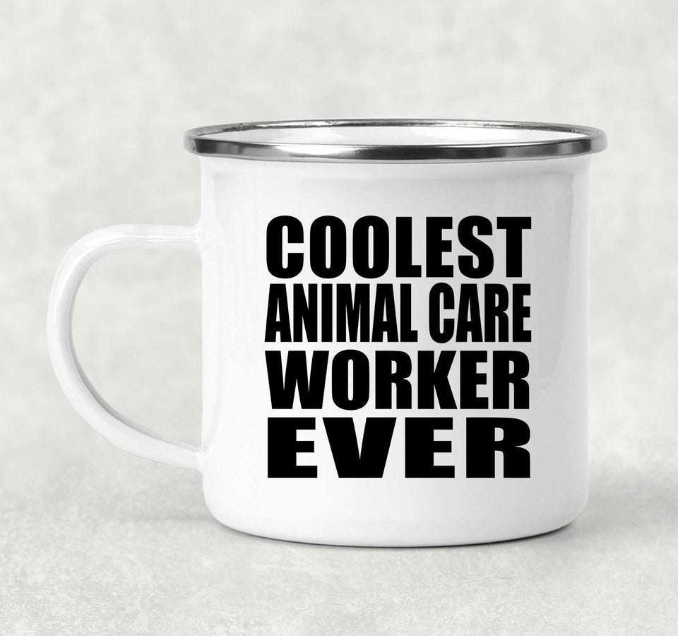 Coolest Animal Care Worker Ever - 12oz Camping Mug