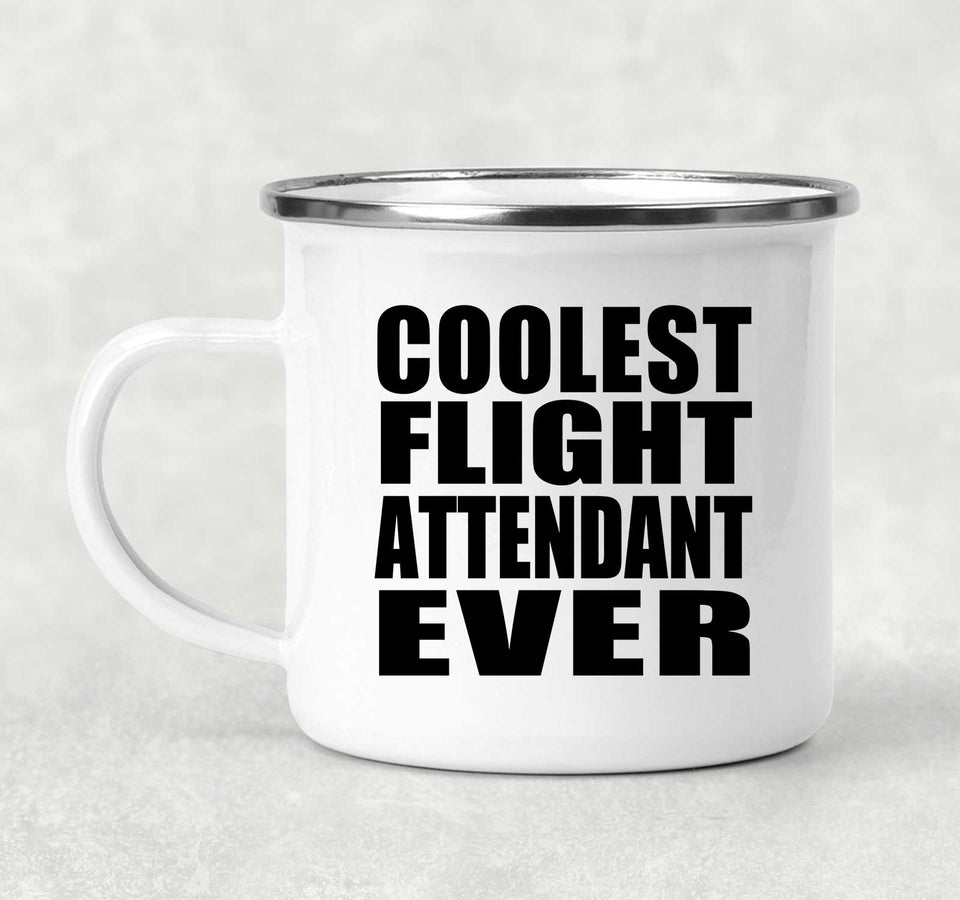 Coolest Flight Attendant Ever - 12oz Camping Mug