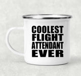 Coolest Flight Attendant Ever - 12oz Camping Mug
