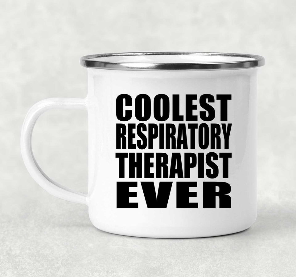Coolest Respiratory Therapist Ever - 12oz Camping Mug