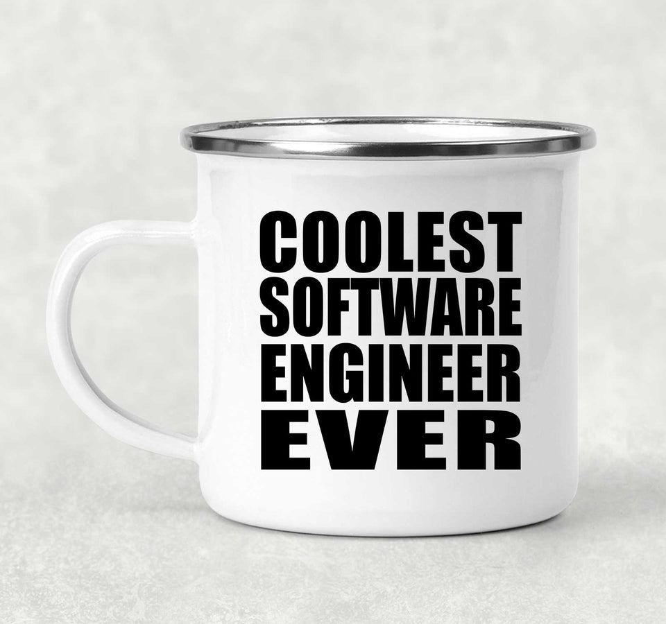 Coolest Software Engineer Ever - 12oz Camping Mug