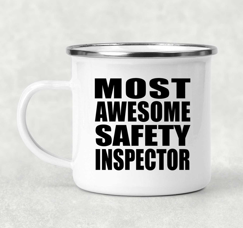 Most Awesome Safety Inspector - 12oz Camping Mug