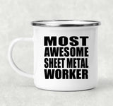 Most Awesome Sheet Metal Worker - 12oz Camping Mug
