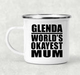 Glenda World's Okayest Mum - 12oz Camping Mug