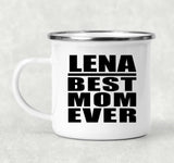 Lena Best Mom Ever - 12oz Camping Mug