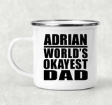 Adrian World's Okayest Dad - 12oz Camping Mug
